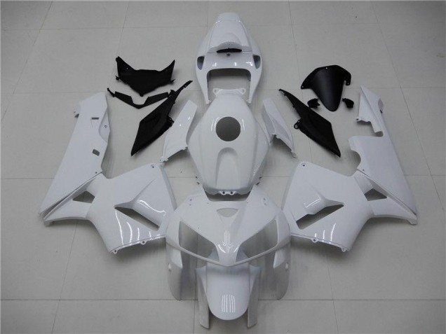Brillant Blanc Carénage Moto CBR 600 RR 2005-2006 Brillant Blanc Carénage Moto CBR 600 RR 2005-2006