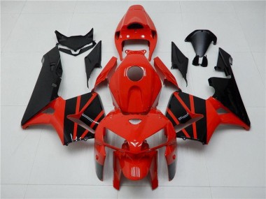 Rouge Noir Kit Carénages Motos CBR 600 RR 2005-2006