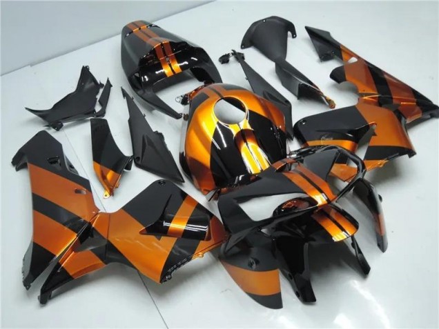 Orange Noir Kit Carénages Motos CBR 600 RR 2005-2006