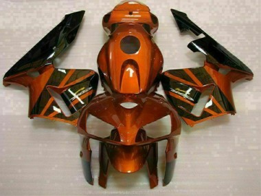 Orange Noir Carénage Moto CBR 600 RR 2005-2006