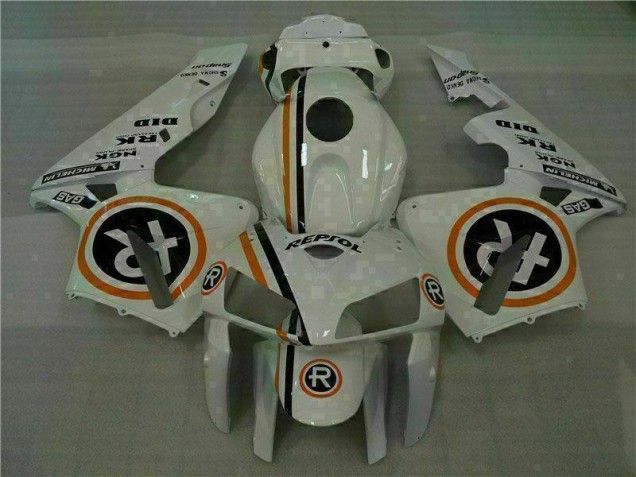 Blanc Repsol Carénage Moto CBR 600 RR 2005-2006