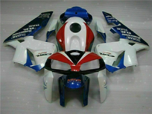 Blanc Bleu Carénage Moto CBR 600 RR 2005-2006 Blanc Bleu Carénage Moto CBR 600 RR 2005-2006