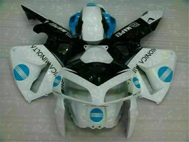 Blanc Bleu Carénages Moto CBR 600 RR 2005-2006