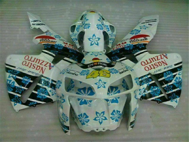Blanc Bleu Nastro Azzurro 46 Carénages Moto CBR 600 RR 2005-2006