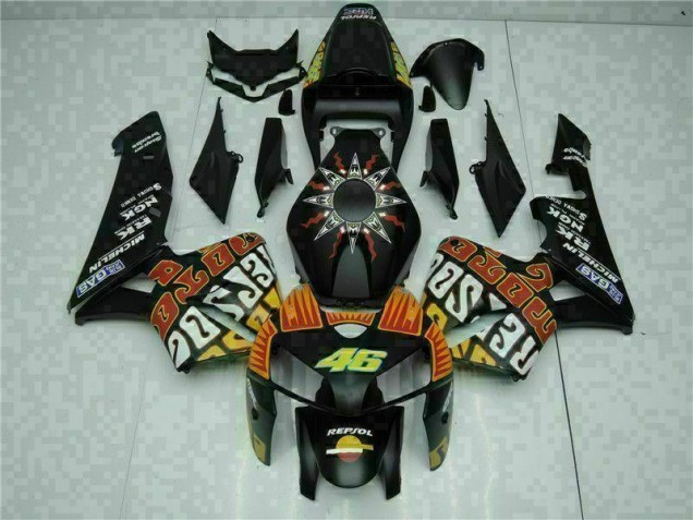 Noir Carénage Moto ABS CBR 600 RR 2005-2006