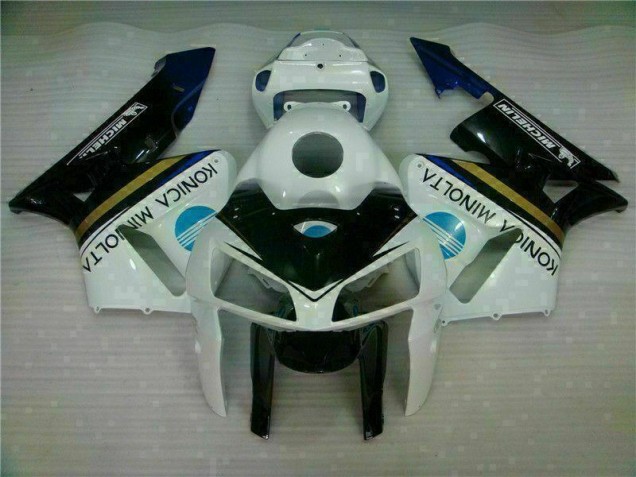 Blanc Noir Carénage Moto CBR 600 RR 2005-2006 Blanc Noir Carénage Moto CBR 600 RR 2005-2006