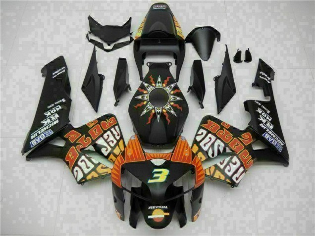 Noir Kit Carénages Motos & Plastique CBR 600 RR 2005-2006