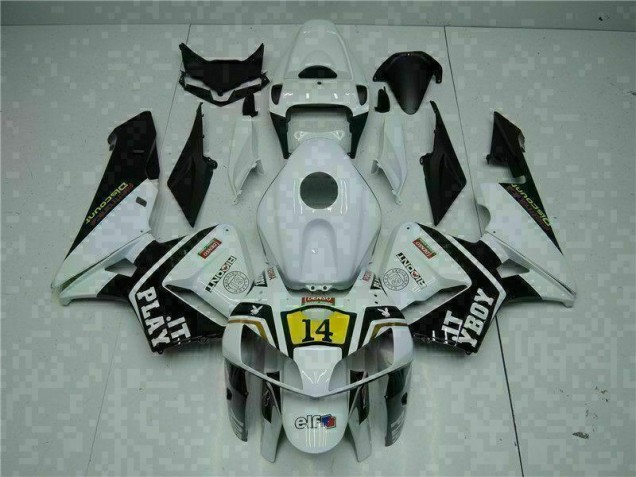 Blanc Playboy 14 Carénage Moto CBR 600 RR 2005-2006