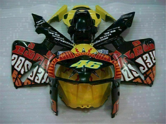 Noir Rouge Jaune 46 Carénage Moto CBR 600 RR 2005-2006