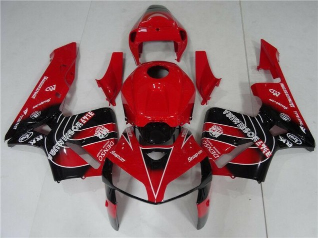 Rouge Noir Kit Carénages Motos & Plastique CBR 600 RR 2005-2006