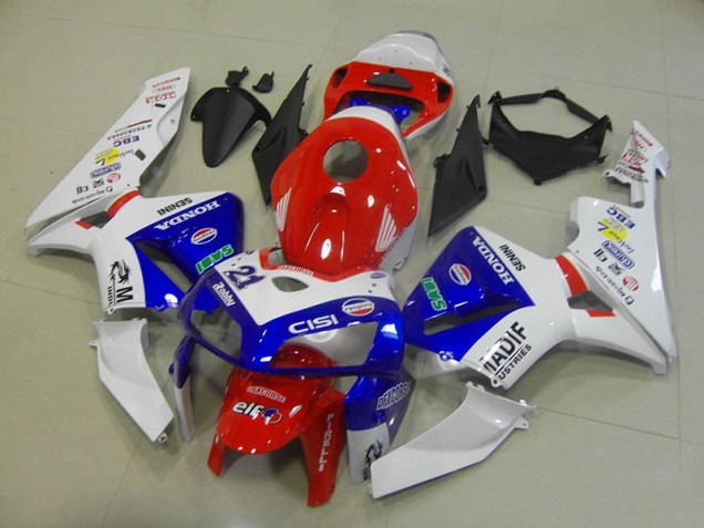 Bleu Blanc Madif Carénage Moto CBR 600 RR 2005-2006