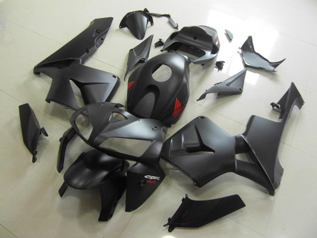 Noir Rouge Kit Carénages Motos Complet CBR 600 RR 2005-2006 Noir Rouge Kit Carénages Motos Complet CBR 600 RR 2005-2006