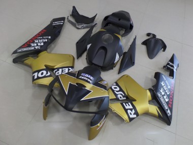 Noir Or Repsol Carénage Moto CBR 600 RR 2005-2006