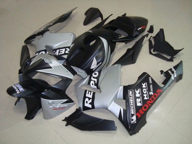 Noir Mat Argent Repsol Carénage Moto CBR 600 RR 2005-2006