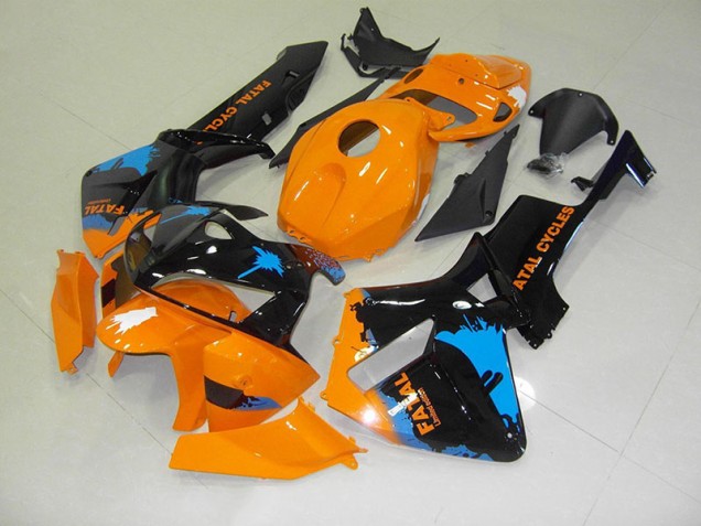 Orange Noir Carrosserie Moto CBR 600 RR 2005-2006 Orange Noir Carrosserie Moto CBR 600 RR 2005-2006