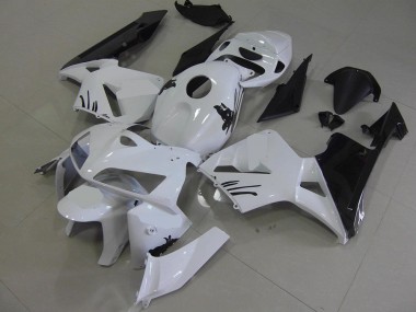 Blanc avec Spécial Décalque Carénage Moto CBR 600 RR 2005-2006