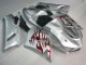 Argent Rouge Flamme Carénage Moto ZX6R 2005-2006 Argent Rouge Flamme Carénage Moto ZX6R 2005-2006