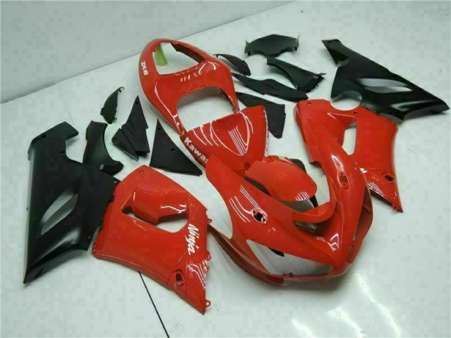 Rouge Carénages Moto ZX6R 2005-2006 Rouge Carénages Moto ZX6R 2005-2006