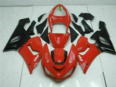 Rouge Carénages Moto ZX6R 2005-2006