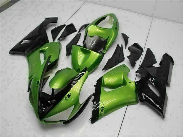 Vert Kit Carénages Motos & Plastique ZX6R 2005-2006 Vert Kit Carénages Motos & Plastique ZX6R 2005-2006