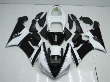 Noir Blanc Carénage Moto ZX6R 2005-2006