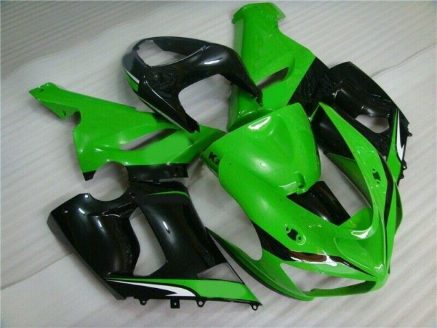 Vert Blanc Noir Carénage Moto ZX6R 2005-2006