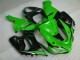 Vert Blanc Noir Carénage Moto ZX6R 2005-2006