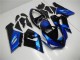 Bleu Noir Carénage Moto ZX6R 2005-2006 Bleu Noir Carénage Moto ZX6R 2005-2006
