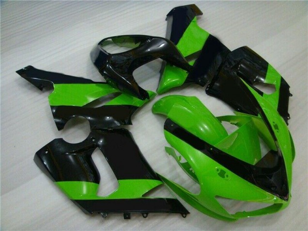 Vert Noir Carénage Moto ZX6R 2005-2006