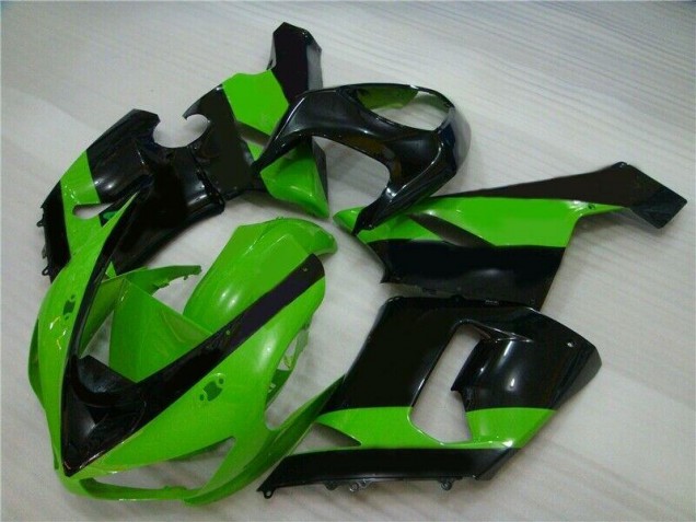 Vert Noir Carénage Moto ZX6R 2005-2006
