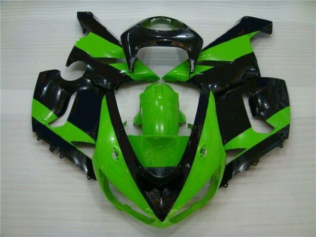 Vert Noir Carénage Moto ZX6R 2005-2006