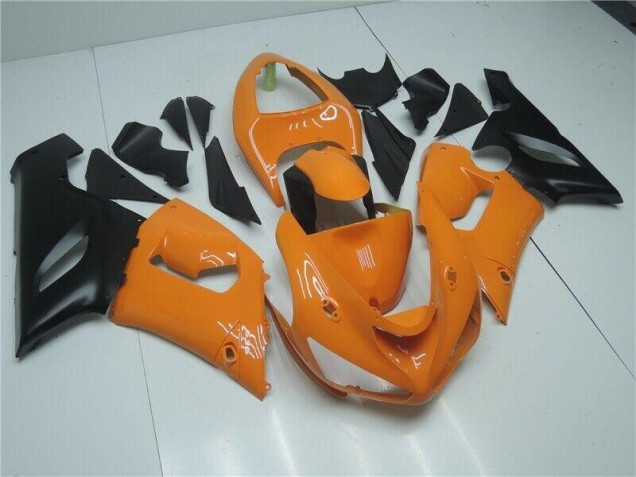 Orange Noir Carénage Moto ZX6R 2005-2006