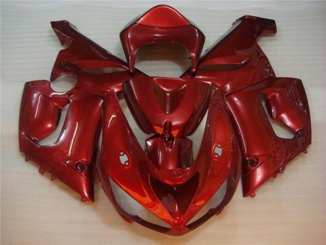 Rouge Carénage Moto ZX6R 2005-2006 Rouge Carénage Moto ZX6R 2005-2006
