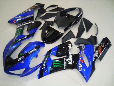 Candy Bleu Monster Carénage Moto ZX6R 2005-2006
