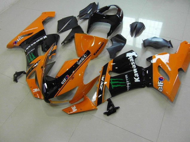 Orange Monster Carénage Moto ZX6R 2005-2006 Orange Monster Carénage Moto ZX6R 2005-2006