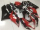 Rouge Noir Kit Carénages Motos GSXR 1000 K5 2005-2006