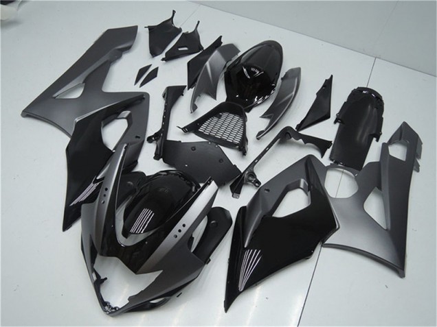 Gris Noir Carénage Moto GSXR 1000 K5 2005-2006 Gris Noir Carénage Moto GSXR 1000 K5 2005-2006