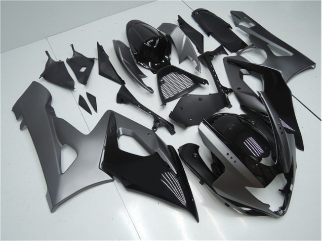 Gris Noir Carénage Moto GSXR 1000 K5 2005-2006 Gris Noir Carénage Moto GSXR 1000 K5 2005-2006