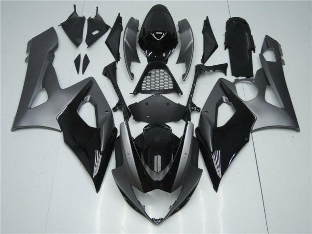 Gris Noir Carénage Moto GSXR 1000 K5 2005-2006 Gris Noir Carénage Moto GSXR 1000 K5 2005-2006