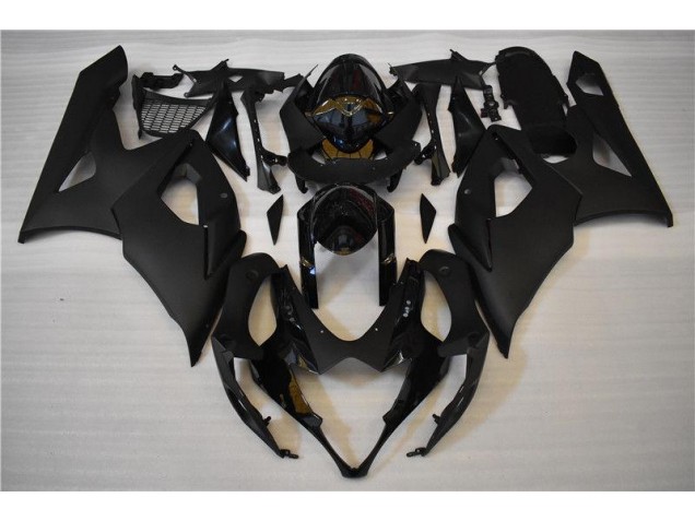 Brillant Noir Mat Carénage Moto GSXR 1000 K5 2005-2006