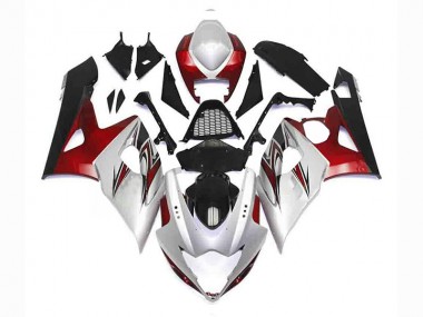 Argent Rouge Noir Carénage Moto GSXR 1000 K5 2005-2006