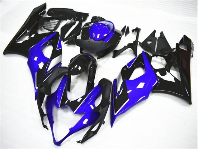 Bleu Noir Kit Carénages Motos Complet GSXR 1000 K5 2005-2006