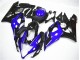 Bleu Noir Kit Carénages Motos Complet GSXR 1000 K5 2005-2006