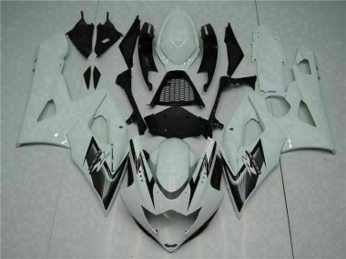 Blanc Carénages Moto GSXR 1000 K5 2005-2006