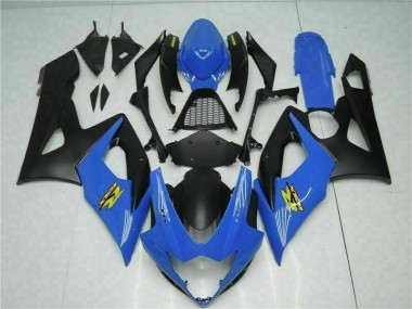 Bleu Noir Kit Carénages Motos GSXR 1000 K5 2005-2006