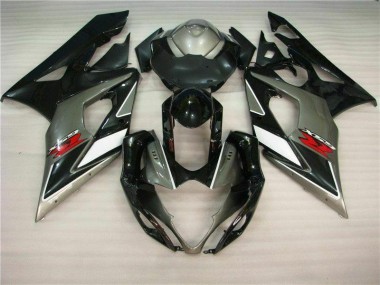 Gris Noir Carénages Moto GSXR 1000 K5 2005-2006