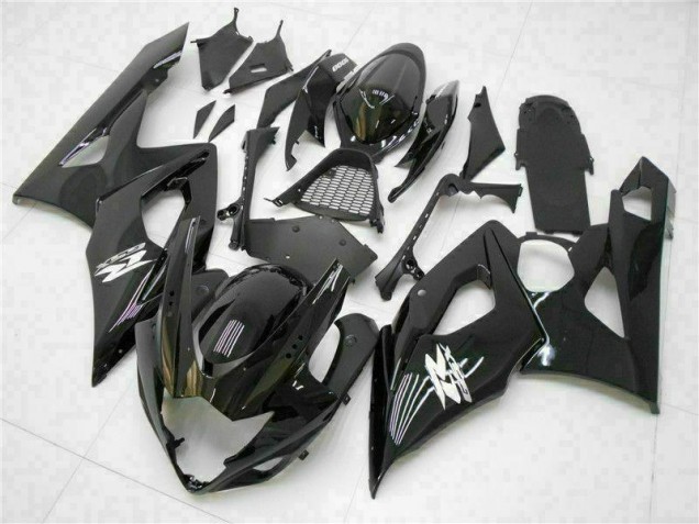 Noir Brillant Carénages Moto GSXR 1000 K5 2005-2006 Noir Brillant Carénages Moto GSXR 1000 K5 2005-2006