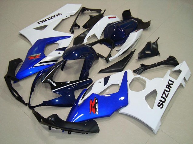 Bleu Blanc Noir Carénage Moto GSXR 1000 K5 2005-2006 Bleu Blanc Noir Carénage Moto GSXR 1000 K5 2005-2006