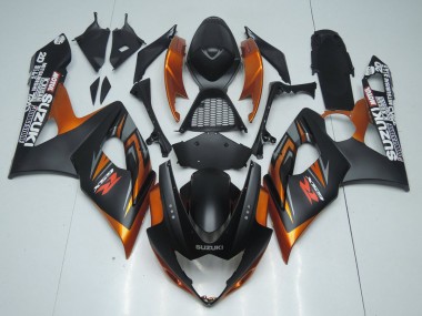 Brun et Noir Mat Carénage Moto GSXR 1000 K5 2005-2006