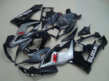 Gris Noir Argent Carénage Moto GSXR 1000 K5 2005-2006